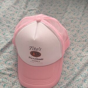 Tito's Pink Trucker Hat